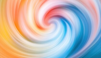 Fototapeta premium Vibrant abstract swirl of colors creating a dynamic visual effect at sunset