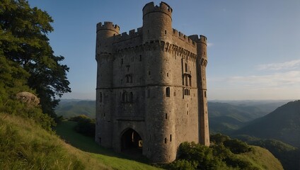 Inside the archer tower plans for defense are made