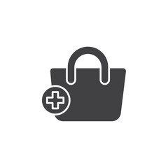 add to bag icon Group symbol or sign vector