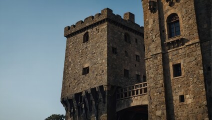 Many gather to watch sunsets by the archer tower