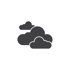 clouds icon Group symbol or sign vector