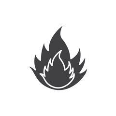 fire icon Group symbol or sign vector