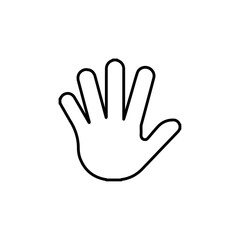 hand icon Group symbol or sign vector