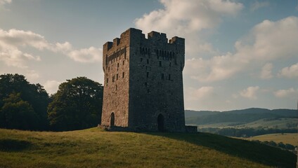 Photographers capture the enchanting beauty of the archer tower at every golden hour
