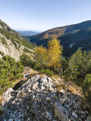 Landscape of Rila Mountain near Malyovitsa peak, Bulgaria