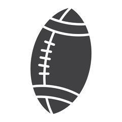 rugby ball icon Group symbol or sign vector
