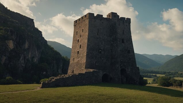 The archer tower attracts visitors with its charming atmosphere