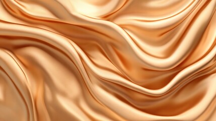 Fototapeta premium Abstract Golden Silk Fabric