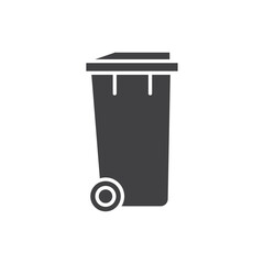 trash can icon Group symbol or sign vector