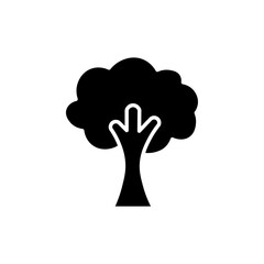 tree icon Group symbol or sign vector