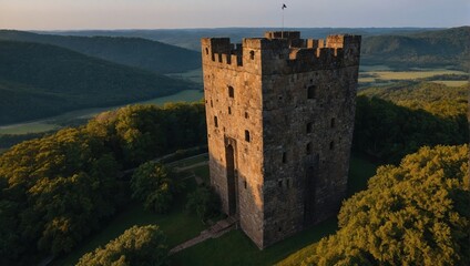 The archer tower captures the essence of adventure and exploration for all