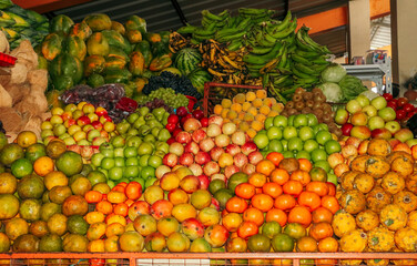 Variety of fruits to eat