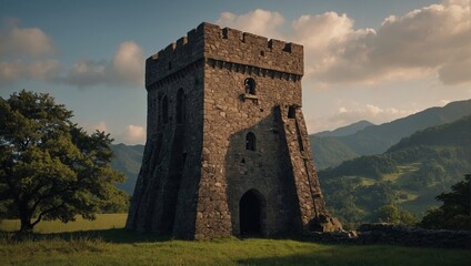 The archer tower features beautiful trails for leisurely walks in nature