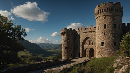 The archer tower features informative plaques detailing its rich history