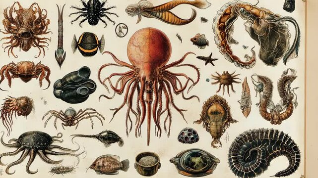 This is an illustrated page from a book about sea creatures