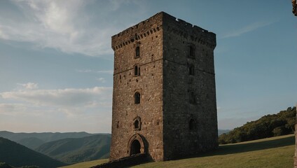 The archer tower features paths that lead to breathtaking viewpoints