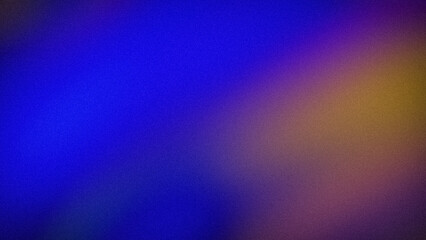 Bold abstract gradient with deep blue, purple, and gold hues, featuring a grainy texture. Ideal for striking digital backgrounds and creative designs