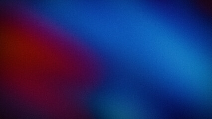 Vivid abstract gradient with rich red and blue tones, enhanced by a grainy texture. Perfect for dynamic digital backgrounds and artistic projects