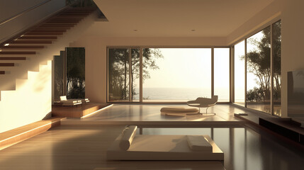 Fototapeta premium Luxury Interior Photography Featuring High-End Design Elements & Elegant Ambiance 