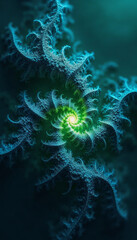 Fototapeta premium jellyfish on black