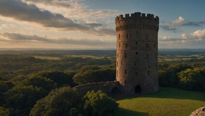 The archer tower inspires wanderers to embark on adventures and discover history