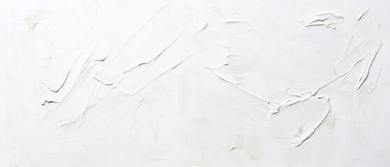 Obraz premium Abstract white textured background with soft brushstrokes of oil painting on canvas