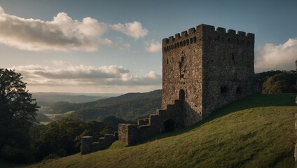 The archer tower invites curious minds to explore its historical significance