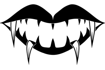 Halloween silhouette collection elements Halloween vector  illustration with white background .