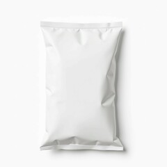 Versatile White Plastic Packaging Bag on Clean White Background