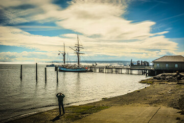 Tall ship in Port Townsend, Washngton