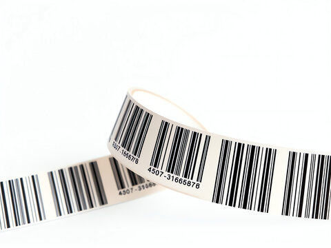 Barcode label displayed on a white background, featuring black vertical lines and numbers for product identification