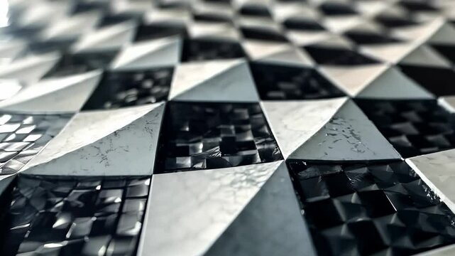Geometric patterns with a 3D illusion, Video