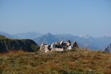 landscape with mountains