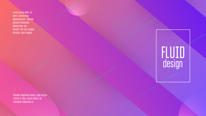 Fototapeta premium Vector Background. House Business Poster. Purple Modern Art. Technology Concept. Round Spectrum Composition. Geometry Ux. Flat Landing Page. Blue Vector Background