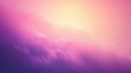 Naklejka premium A serene abstract landscape featuring a gradient of purple and pink hues, creating a calming and dreamy atmosphere. Ideal for desktop backgrounds.
