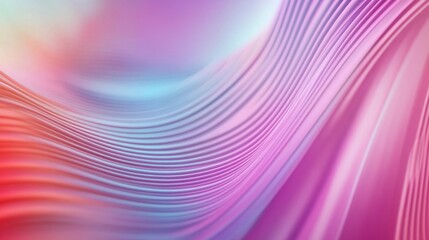 Obraz premium Abstract Pink and Blue Waves