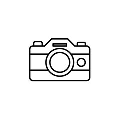 camera icon Flat logo isolated symbol