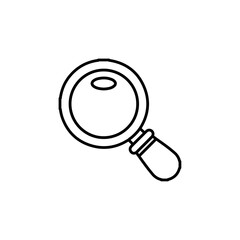 magnify icon Flat logo isolated symbol