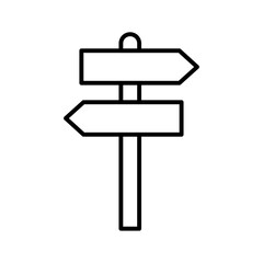 signboard icon Flat logo isolated symbol