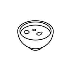 soup icon Flat logo isolated symbol