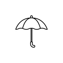 umbrella icon Flat logo isolated symbol