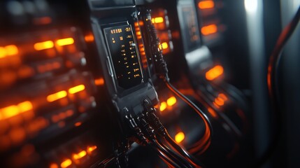Obraz premium Futuristic Interface Display