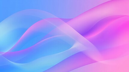 Fototapeta premium Abstract Blue and Pink Waves