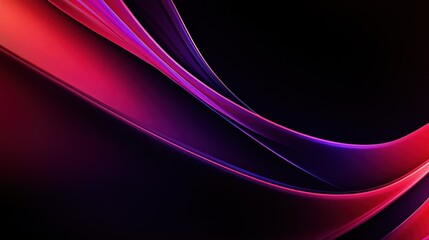 Abstract Red and Blue Curves