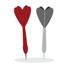 Set of dart illustration