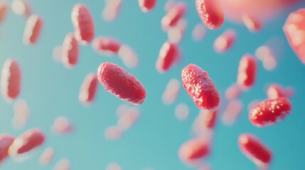 Red Particles in a Blue Sky