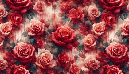 Fototapeta premium flower, pattern, floral, seamless, nature, flowers, 