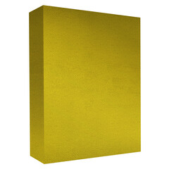 This Imaginative Box Mockup In Yellow Quince Color Is Perfect For All Your Stunning Design Styles.