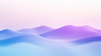 Abstract  Purple and Blue Gradient Landscape
