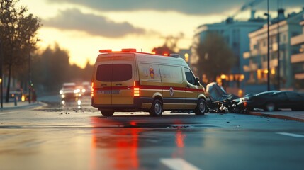 ambulance in the forest